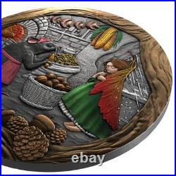 1 Dollar Silver Coin Thumbelina H. C. Andersen Fairy Tale Collectible Limited
