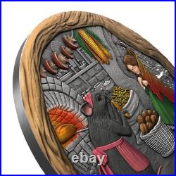 1 Dollar Silver Coin Thumbelina H. C. Andersen Fairy Tale Collectible Limited