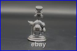 1 Troy Oz Scrooge Mcduck Hand Poured 3d Figure 99.9 Fine Silver Antiqued