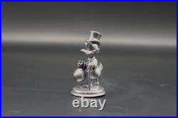 1 Troy Oz Scrooge Mcduck Hand Poured 3d Figure 99.9 Fine Silver Antiqued