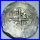 1500-s-Mexico-Silver-8-Reales-Philip-II-Antique-Spanish-Colonial-Pirate-Cob-Coin-01-uf
