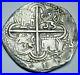 1500s-Philip-II-Spanish-Silver-4-Reales-Genuine-Antique-Colonial-Pirate-Cob-Coin-01-vn