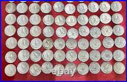 160 Antique & Vintage 90% Silver Quarters Barber, Standing Liberty & Washington