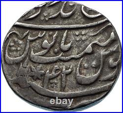 1799AD INDIA Baratpur State ANTIQUE Authentic Silver Indian Rupee Coin i65655