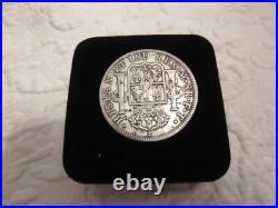1803 Spain Silver Coin Carolus IIII Charles Hispan Et Ind Rex M 8 R F M Antique