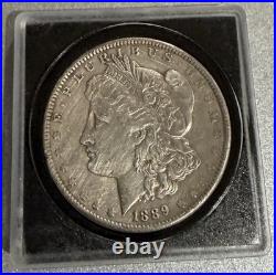 1889-P Morgan Silver Dollar coin 0.9 fineness 90% Antique Rare Philadelphia
