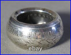 1899 (O) Morgan Silver Dollar Coin Ring Size 5.5 #J4700