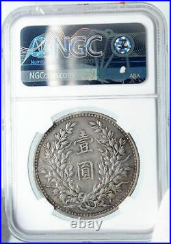 1920 CHINA Year 9 CHINESE SHIH-KAI YUAN Antique Silver Yuan-$ Coin NGC i87740