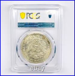 1926 Venezuela 5 Bolívares Antique Silver Coin Au 55 0.900 Pcgs