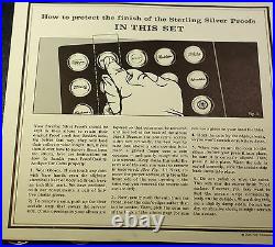 1969 The Franklin Mint Collection of Antique Car Coins Series 1 Sterling Proof