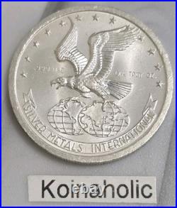 1973 Vintage 1 Oz. 999 Silver Eagle Silver Metals International? From Storage