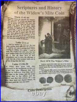 2,000 YR OLD WIDOWS MITE, COIN OF THE BIBLE, TIME Of CHRIST JESUS, with Chain