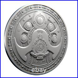 2 Dollars Silver Coin'Equinox' Artistic Cosmic Design, Limited Edition, Art