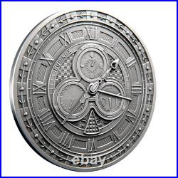 2 Dollars Silver Coin'Equinox' Artistic Cosmic Design, Limited Edition, Art