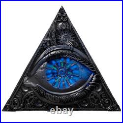 2 Oz Silver Coin 2025 Cameroon Digitized Eye of Providence Antique High Relief 2 Oz Silver Coin 2025 Cameroon Digitized Eye of Providence Antique High Relief