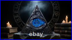 2 Oz Silver Coin 2025 Cameroon Digitized Eye of Providence Antique High Relief 2 Oz Silver Coin 2025 Cameroon Digitized Eye of Providence Antique High Relief