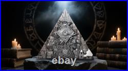 2 Oz Silver Coin 2025 Cameroon Digitized Eye of Providence Antique High Relief 2 Oz Silver Coin 2025 Cameroon Digitized Eye of Providence Antique High Relief