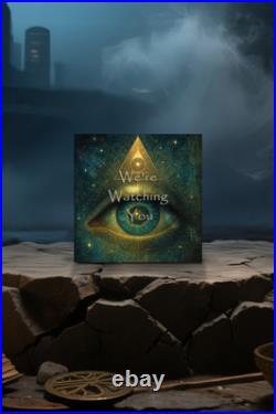2 Oz Silver Coin 2025 Cameroon Digitized Eye of Providence Antique High Relief 2 Oz Silver Coin 2025 Cameroon Digitized Eye of Providence Antique High Relief