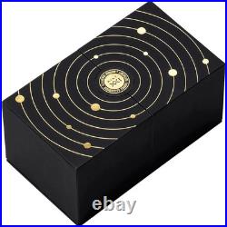 2 oz Silver Coin 2025 Ghana Solar System Uranus Antiqued Quartz Spherical