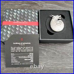 2 oz silver coin Tchad Dragon Egg Hatchling Very Rare limited made 500 only