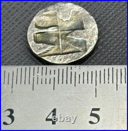 2000+ Years Old Ancient Roman Greek Solid Silver unique Coin