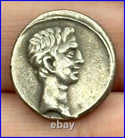 2000+ Years Old Ancient Roman Solid Silver Coin