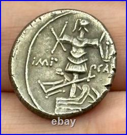 2000+ Years Old Ancient Roman Solid Silver Coin