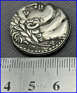 2000+ Years Old Ancient Roman Solid Silver unique Coin