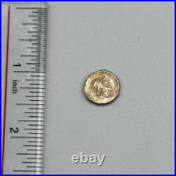2000+ Years old ancient Roman king with cap solid silver coin