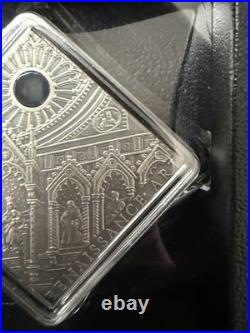 2014.999 Fine Silver Niue Antique Renaissance Art Coin WithCOA & Display Box