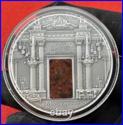 2014 Fiji Blue Drawing Room Masterpieces 3oz Antique Silver Coin NO OGP or COA