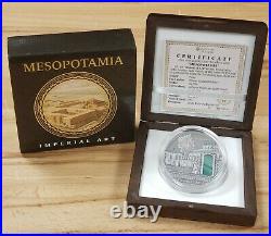 2014 Niue $2 2 oz. 999 Silver Mesopotamia Imperial Art Antique Agate F2596
