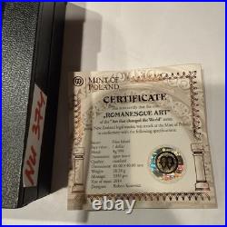 2014 Romanesque Art 28.28g. 999 Antique Silver