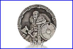 2015 2 oz Silver Coin RAGNAR Viking Series by Scottsdale Mint. 999 Silver #A372