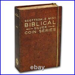 2015 Biblical Series Ten Commandments 2 oz Silver Antiqued Coin With OMP & COA
