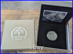 2015 Norse God SIF 2 oz Silver Antiqued UHR Coin BOX/COA -Mintage 1000