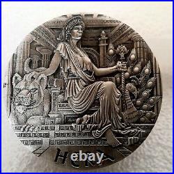 2015-P Goddesses of Olympus Hera 2oz Silver High Relief OGP COA