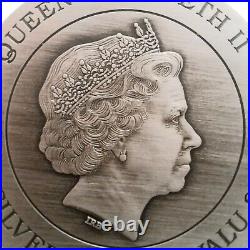 2015-P Goddesses of Olympus Hera 2oz Silver High Relief OGP COA