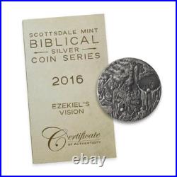 2016 2 oz. 999 Silver Coin Ezekiel's Vision Biblical Coin Series #A493 2016 2 oz. 999 Silver Coin Ezekiel's Vision Biblical Coin Series #A493