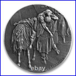 2016 2 oz. 999 Silver Coin The Good Samaritan Biblical Coin Series #A493