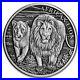 2016-Rep-Of-Congo-5000-Fr-1-oz-Silver-African-Lion-Antiqued-Prf-SKU-232252-01-cy