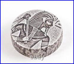 2016 Republic of Chad Egyptian King Tut 5 oz Silver Coin. 999 Silver BU