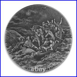 2017 2 oz. 999 Silver Coin Jesus Calms the Sea Biblical Coin Series #A493 2017 2 oz. 999 Silver Coin Jesus Calms the Sea Biblical Coin Series #A493