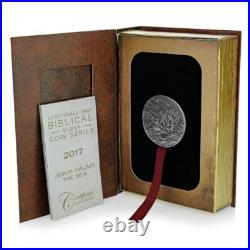 2017 2 oz. 999 Silver Coin Jesus Calms the Sea Biblical Coin Series #A493
