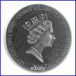 2017 2 oz. 999 Silver Coin Jesus Calms the Sea Biblical Coin Series #A493