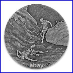 2017 2 oz. 999 Silver Coin The Death of Abel Biblical Series #A493