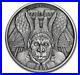 2017-CHAD-1-OZ-ANTIQUED-PROOF-SILVER-Notre-Dame-GARGOYLES-GROTESQUES-SPITTER-01-ehc