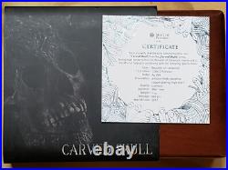 2017 Cameroun 1 oz Silver Carved Skulls Carved Skull PCGS MS69 Antique Finish