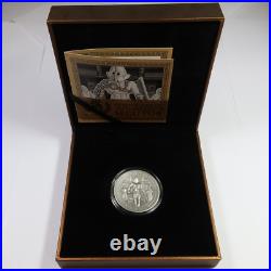 2017 SOLOMON ISLANDS Antique Finish 2 oz Glaoiators Coin #46762C