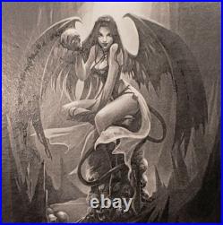 2017 Temptation of the Succubus 2oz Antique Silver Round Coin